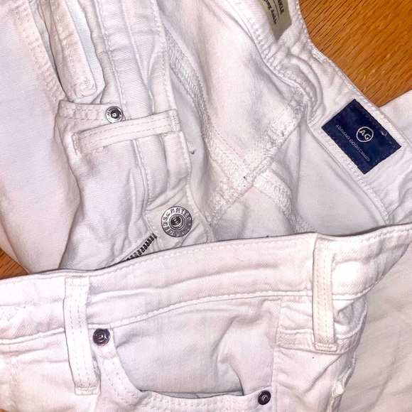 AG Adriano Goldschmied White Mid-Rise Legging Ankle Jeans - Picture 11 of 12